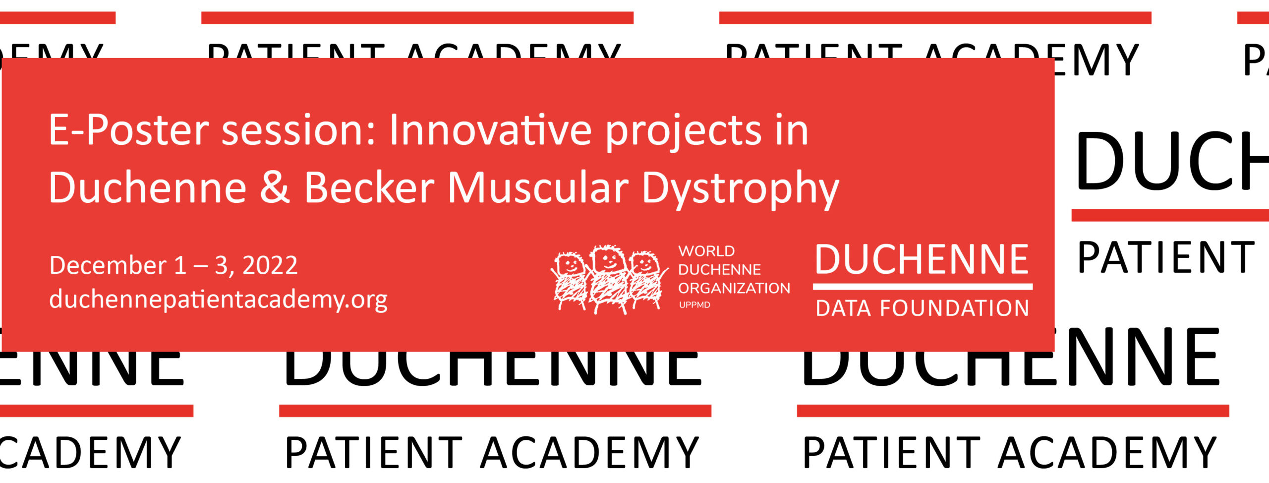 Submit Poster for Duchenne Patient Academy 2022